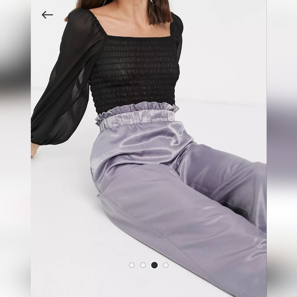 Glamorous smart sweatpants in soft organza - Picture 3 of 4